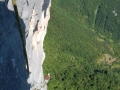 Une longue traversée ascendante sur la gauche avec sortie par Chrysanthème : pas beau et craignos !