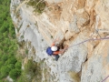 Dernière longueur de la Grotte