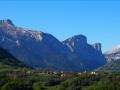 De gauche à droite : le Pic Grillon, la Montagne de St-Gicon, Le Grand Bréchon et sa paroi des Voutes, le Petit Bréchon et sa paroi des Gillardes et le Rocher Rond