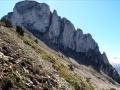 Le sommet du Gigon et ses falaises