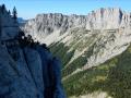 En face, les Rochers du Parquet