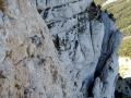 Le rocher typique du versant nord du Mont-Aiguille