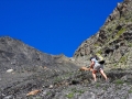 Raide montée au col  de la Muzelle