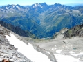 Le Glacier de l'Olan en versant Valgaudmar