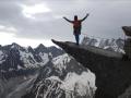 Au sommet de l'Aiguille du Fou