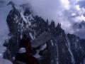 Photo des Aiguilles du Diable prise en 1998 depuis l'arête Kufner du Mont Mauditl.