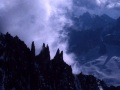 Photo des Aiguilles du Diable prise en 1998 depuis l'arête Kufner du Mont Mauditl.
