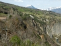 La chapelle de Cognet, les gorges du Drac, la paroi des Epallus et les sommets Piquet de Nantes, Grisonnière et Coiro