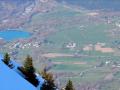 Le village de Valbonnais et son plan d'eau