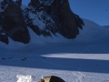 Bivouac en haut de la Mer de Glace