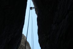 Rappel pendulaire