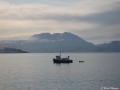 Notre bateau au mouillage