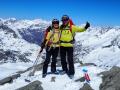 Au sommet de l'Ouille d'Arbéron (3554m)