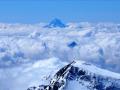 Tout au fond au centre, le Mont Viso