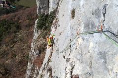 La belle la traversée de la deuxième longueur