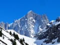 L'impressionnante face nord-ouest du Dôme de Neige des Ecrins