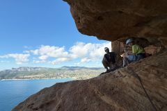 Première pause casse-croute ! 