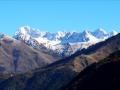 Le massif des Écrins en toile de fond