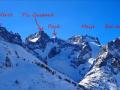 Quelques hautes cimes du massif des Écrins