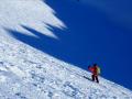 Descente sous le col