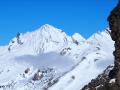 L'Aiguille du Goléon et sur sa droite l'Aiguille de la Saussaz