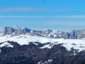 A gauche les 2 Soeurs et le Roc Cornafion, à droite le Gerbier