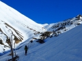 Tout au fond le Col de l'Ollière