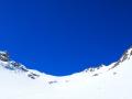 Droit devant le col des Jumelles Sud