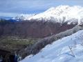 Traversée sur le chemin de l'Alpe