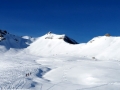 De gauche à droite : Soleil Boeuf, Vénasque Sud et Pic de Clot Lamiande