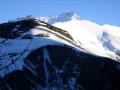 Au second plan sur la droite : l'Aiguille du Goléon