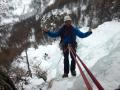 Retour dans la vallée, d'abord en rappel, puis pedibus...