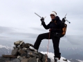 Une touriste à la cime !