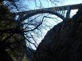 Le pont de Ponsonnas vu depuis le Drac