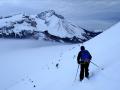 La montagne d'Aurouze avec la Tête de la Cluse à droite