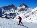 La Tête et le Roc de Garnesier séparées par le col de Corps