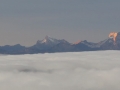 De gauche à droite : Chamechaude, Petit et Grand Som, Dent de Crolles, Rochers du Midi et Lances de Malissard