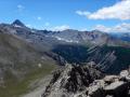 Tout au fond à gauche le Pic de Rochebrune