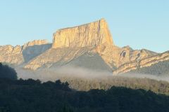 Le "Mont Inaccessible" depuis le Trièves