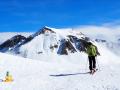 L'arrivée au col de la Pourrachière