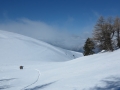 Au col Nodry entre le Mont de Rousse et Côte Rouge