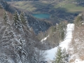 Le col de Parquetout, Valbonnais et son plan d'eau