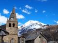 Les Trois Evéchês depuis le village des Hières