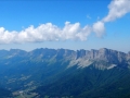 Le Mont Aiguille tout à gauche