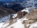 Le passage de la Fenêtre permettant d'accéder au domaine skiable de Super Dévoluy