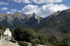 Le Pic Grillon depuis le hameau de la Posterle