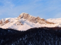 Lundi matin depuis la terrasse du chalet