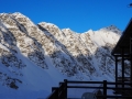 Dimanche au matin depuis la terrasse du refuge