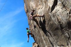 Jules teste le 7b pendant que Clément son papa équipe