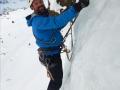 Sylvain au début de la première longueur